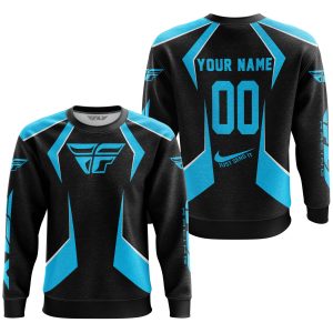 Custom name BraapGirls LIMITED EDITION – CUSTOM NAME FLY RACING – SKY BLUE Brands for motocross girls and dirt bike riders - Brands view 2