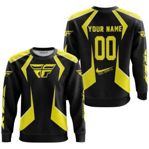 Custom name BraapGirls LIMITED EDITION – CUSTOM NAME FLY RACING – YELLOW Brands for motocross girls and dirt bike riders - Brands view 2