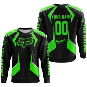 Custom name BraapGirls LIMITED EDITION – CUSTOM NAME FOX RACING – GREEN Brands for motocross girls and dirt bike riders - Brands view 1