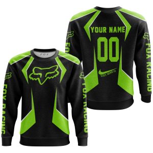 Custom name BraapGirls LIMITED EDITION – CUSTOM NAME FOX RACING – GREEN 1 Brands for motocross girls and dirt bike riders - Brands view 2