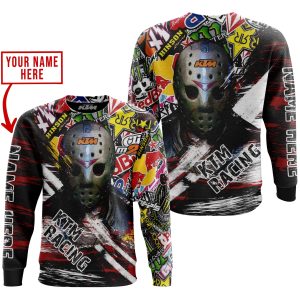 Custom name BraapGirls JASON VOORHEES KTM RACING | HOODIE & JERSEY | KID-YOUTH & ADULT Brands for motocross girls and dirt bike riders - Brands view 2