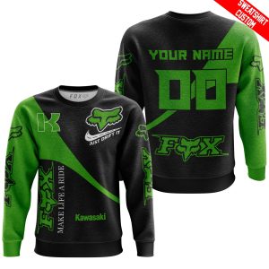 Custom name BraapGirls MAKE LIFE A RIDE JUST SEND IT – KAWASAKI Brands for motocross girls and dirt bike riders - Brands view 3