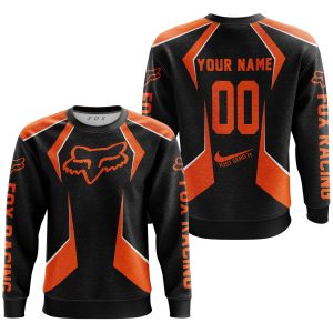 Custom name BraapGirls LIMITED EDITION – CUSTOM NAME FOX RACING – ORANGE Brands for motocross girls and dirt bike riders - Brands view 1
