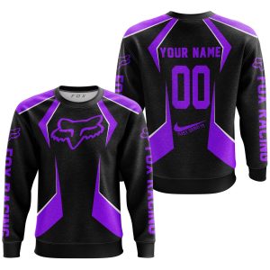 Custom name BraapGirls LIMITED EDITION – CUSTOM NAME FOX RACING – PURPLE Brands for motocross girls and dirt bike riders - Brands view 2