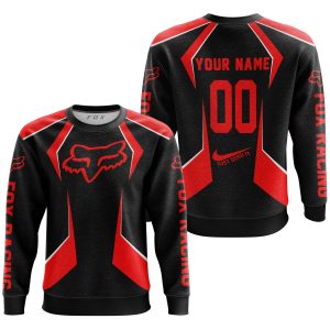 Custom name BraapGirls LIMITED EDITION – CUSTOM NAME FOX RACING – RED Brands for motocross girls and dirt bike riders - Brands view 2