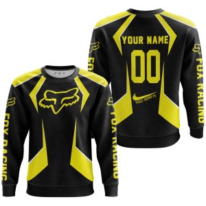 Custom name BraapGirls LIMITED EDITION – CUSTOM NAME FOX RACING – YELLOW Brands for motocross girls and dirt bike riders - Brands view 2