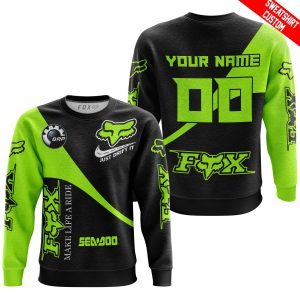 Custom name BraapGirls MAKE LIFE A RIDE JUST SEND IT – SEA DOO – NEON Brands for motocross girls and dirt bike riders - Brands view 3