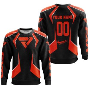 Custom name BraapGirls LIMITED EDITION – CUSTOM NAME FXR RACING – ORANGE Brands for motocross girls and dirt bike riders - Brands view 2