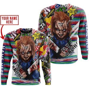 Custom name BraapGirls CHUCKY FLY RACING | HOODIE & JERSEY | KID-YOUTH & ADULT Brands for motocross girls and dirt bike riders - Brands view 2