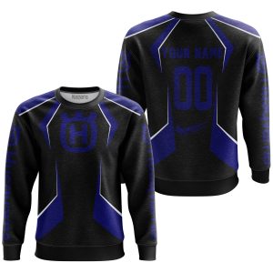 Custom name BraapGirls LIMITED EDITION – CUSTOM NAME HUSQVARNA – NAVY Brands for motocross girls and dirt bike riders - Brands view 2