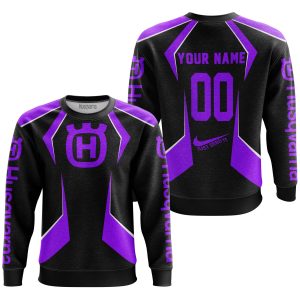 Custom name BraapGirls LIMITED EDITION – CUSTOM NAME HUSQVARNA – PURPLE Brands for motocross girls and dirt bike riders - Brands view 2