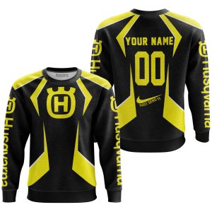 Custom name BraapGirls LIMITED EDITION – CUSTOM NAME HUSQVARNA – YELLOW Brands for motocross girls and dirt bike riders - Brands view 2