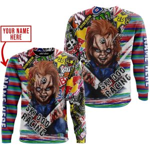 Custom name BraapGirls CHUCKY SKI-DOO RACING | HOODIE & JERSEY | KID-YOUTH & ADULT Brands for motocross girls and dirt bike riders - Brands view 2