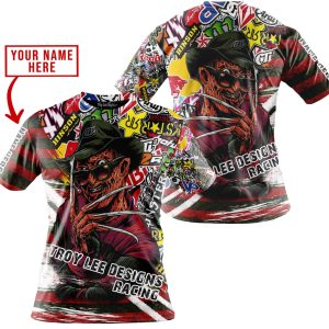 Custom name BraapGirls FREDDY KRUEGER TROY LEE DESIGNS RACING | HOODIE & JERSEY | KID-YOUTH & ADULT Brands for motocross girls and dirt bike riders - Brands ...