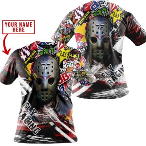 Custom name BraapGirls JASON VOORHEES FLY RACING | HOODIE & JERSEY | KID-YOUTH & ADULT Brands for motocross girls and dirt bike riders - Brands view 3