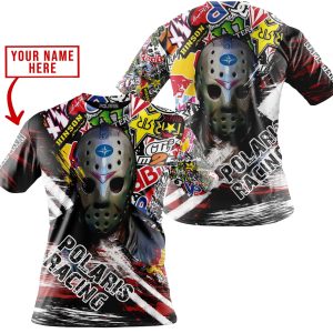 Custom name BraapGirls JASON VOORHEES POLARIS RACING | HOODIE & JERSEY | KID-YOUTH & ADULT Brands for motocross girls and dirt bike riders - Brands view 3