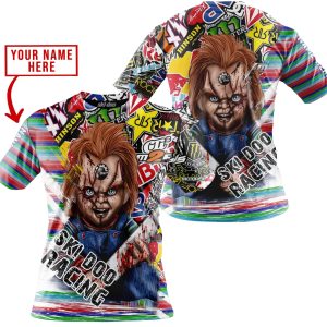 Custom name BraapGirls CHUCKY SKI-DOO RACING | HOODIE & JERSEY | KID-YOUTH & ADULT Brands for motocross girls and dirt bike riders - Brands view 3