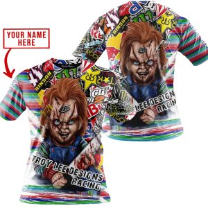 Custom name BraapGirls CHUCKY TROY LEE DESIGNS RACING | HOODIE & JERSEY | KID-YOUTH & ADULT Brands for motocross girls and dirt bike riders - Brands view 3
