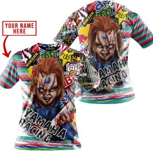 Custom name BraapGirls CHUCKY YAMAHA BLUE RACING | HOODIE & JERSEY | KID-YOUTH & ADULT Brands for motocross girls and dirt bike riders - Brands view 3