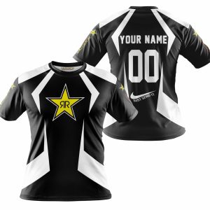 Custom name BraapGirls LIMITED EDITION – CUSTOM NAME ROCKSTAR – WHITE Brands for motocross girls and dirt bike riders - Brands view 3