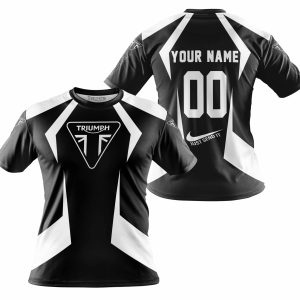 Custom name BraapGirls LIMITED EDITION – CUSTOM NAME TRIUMPH – WHITE Brands for motocross girls and dirt bike riders - Brands view 3