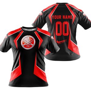 Custom name BraapGirls LIMITED EDITION – CUSTOM NAME YAMAHA – RED Brands for motocross girls and dirt bike riders - Brands view 3