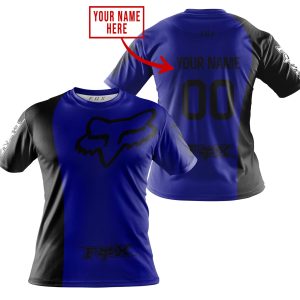 Custom name BraapGirls PREMIUM MX – CUSTOM NAME – FOX RACING – NAVY Brands for motocross girls and dirt bike riders - Brands view 3