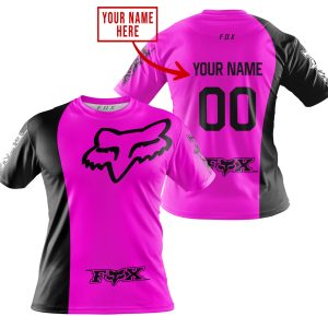 Custom name BraapGirls PREMIUM MX – CUSTOM NAME – FOX RACING – PINK Brands for motocross girls and dirt bike riders - Brands view 3