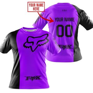 Custom name BraapGirls PREMIUM MX – CUSTOM NAME – FOX RACING – PURPLE Brands for motocross girls and dirt bike riders - Brands view 3