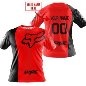 Custom name BraapGirls PREMIUM MX – CUSTOM NAME – FOX RACING – RED Brands for motocross girls and dirt bike riders - Brands view 3