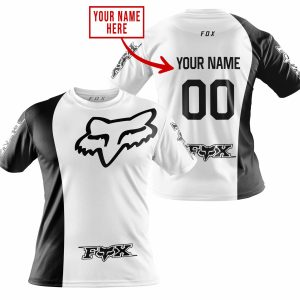 Custom name BraapGirls PREMIUM MX – CUSTOM NAME – FOX RACING – WHITE Brands for motocross girls and dirt bike riders - Brands view 3