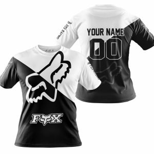 Custom name BraapGirls PREMIUM GIFT – CUSTOM NAME – FOX RACING – WHITE Brands for motocross girls and dirt bike riders - Brands view 3