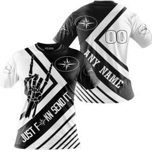 Custom name BraapGirls JUST FCKN SEND IT – POLARIS | HOODIE & JERSEY | KID-YOUTH & ADULT Brands for motocross girls and dirt bike riders - Brands view 3