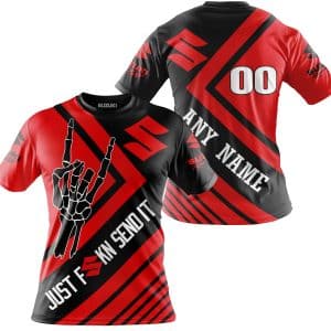 Custom name BraapGirls JUST FCKN SEND IT – SUZUKI | HOODIE & JERSEY | KID-YOUTH & ADULT Brands for motocross girls and dirt bike riders - Brands view 3