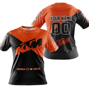 Custom name BraapGirls PREMIUM GIFT – CUSTOM NAME – KTM – ORANGE Brands for motocross girls and dirt bike riders - Brands view 3