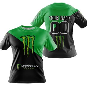 Custom name BraapGirls PREMIUM GIFT – CUSTOM NAME – MONSTER ENERGY – GREEN Brands for motocross girls and dirt bike riders - Brands view 3