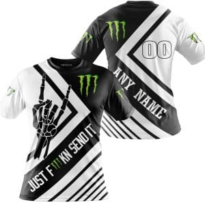 Custom name BraapGirls JUST FCKN SEND IT – MONSTER RACING | HOODIE & JERSEY | KID-YOUTH & ADULT Brands for motocross girls and dirt bike riders - Brands view 3