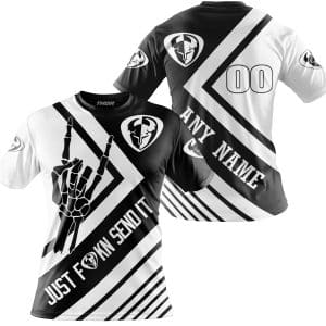 Custom name BraapGirls JUST FCKN SEND IT – THOR RACING | HOODIE & JERSEY | KID-YOUTH & ADULT Brands for motocross girls and dirt bike riders - Brands view 2