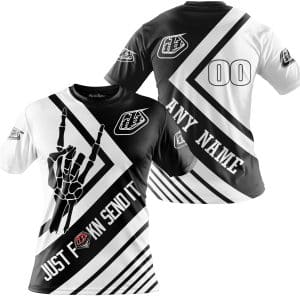 Custom name BraapGirls JUST FCKN SEND IT – TROY LEE DESIGNS RACING | HOODIE & JERSEY | KID-YOUTH & ADULT Brands for motocross girls and dirt bike riders - Br...
