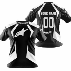 Custom name BraapGirls LIMITED EDITION – CUSTOM NAME ALPINESTARS – WHITE Alpinestars for motocross girls and dirt bike riders - Alpinestars view 3