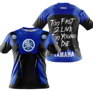 Custom name BraapGirls TOO FAST TO LIVE TOO YOUNG TO DIE – YAMAHA V1 Brands for motocross girls and dirt bike riders - Brands view 3