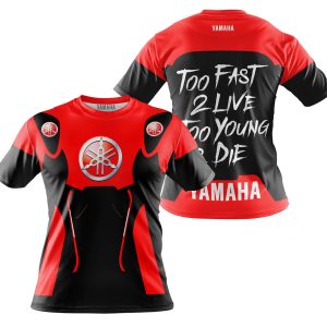 Custom name BraapGirls TOO FAST TO LIVE TOO YOUNG TO DIE – YAMAHA V2 Brands for motocross girls and dirt bike riders - Brands view 3