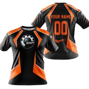 Custom name BraapGirls LIMITED EDITION – CUSTOM NAME CAN AM – ORANGE Brands for motocross girls and dirt bike riders - Brands view 3