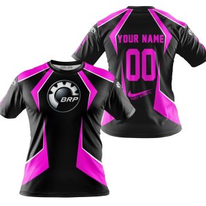 Custom name BraapGirls LIMITED EDITION – CUSTOM NAME CAN AM – PINK Brands for motocross girls and dirt bike riders - Brands view 3