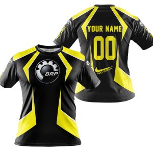 Custom name BraapGirls LIMITED EDITION – CUSTOM NAME CAN AM – YELLOW Brands for motocross girls and dirt bike riders - Brands view 3