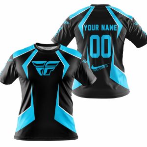 Custom name BraapGirls LIMITED EDITION – CUSTOM NAME FLY RACING – SKY BLUE Brands for motocross girls and dirt bike riders - Brands view 3