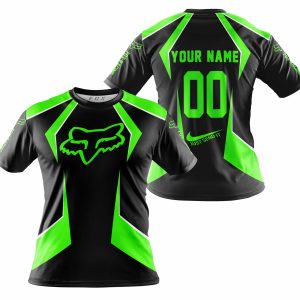 Custom name BraapGirls LIMITED EDITION – CUSTOM NAME FOX RACING – GREEN Brands for motocross girls and dirt bike riders - Brands view 3