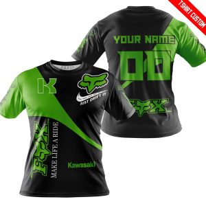 Custom name BraapGirls MAKE LIFE A RIDE JUST SEND IT – KAWASAKI Brands for motocross girls and dirt bike riders - Brands view 2