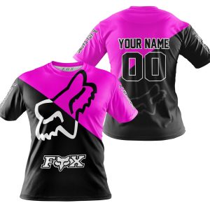 Custom name BraapGirls PREMIUM GIFT – CUSTOM NAME – FOX RACING – PINK Brands for motocross girls and dirt bike riders - Brands view 3