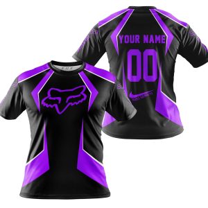 Custom name BraapGirls LIMITED EDITION – CUSTOM NAME FOX RACING – PURPLE Brands for motocross girls and dirt bike riders - Brands view 3